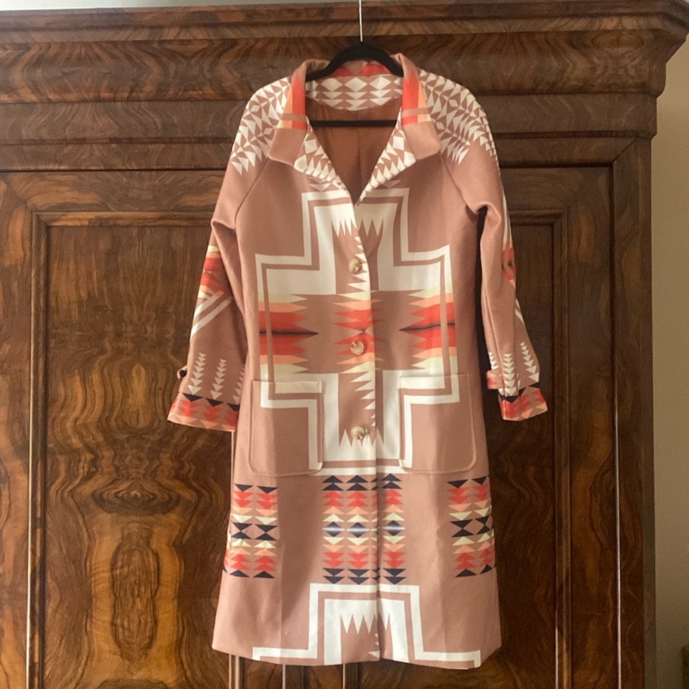 Pendleton inspired coat